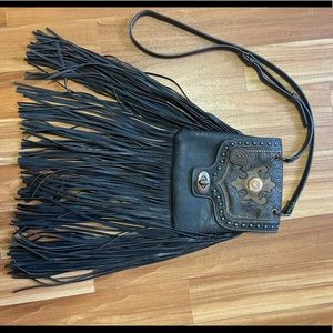 American West Fringe Purse